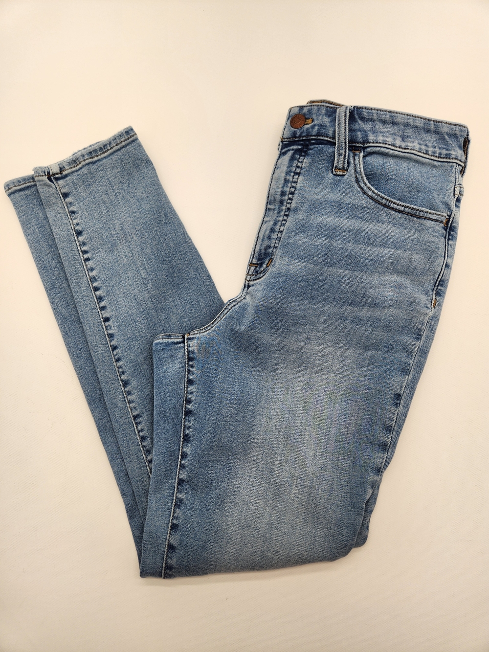 Madewell Curvy Roadtripper High Rise Skinny Jeans Women's Size 29 Light Wash